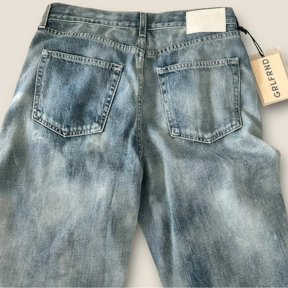 GRLFRND | Bella Boyfriend Jeans | Multiple Sizes | Marble Wash | New with Tags - Picture 9 of 12